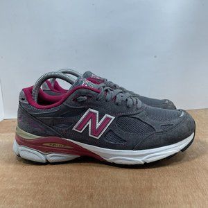 New Balance 990 V3 W990KM3 Women Size 8.5 Gray Running Shoes Sneakers